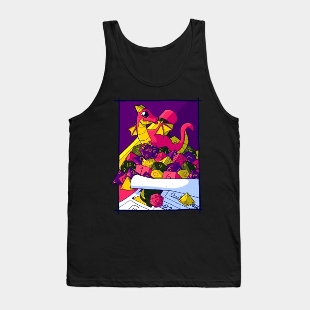 Little Dungeon Hoarder Tank Top by DustbunnyStudios